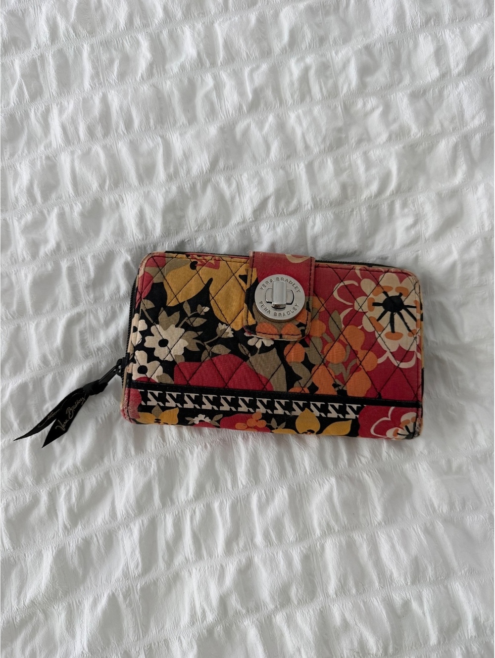 Vera Bradley Floral Quilted Fabric Wallet